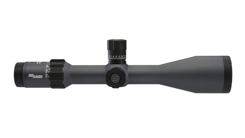 SIG SAUER Tango6 5-30x56 34mm Tube Tactical Rifle Scope w/Illuminated Glass Reticle, 0.1 MRAD Adjustments, Graphite SOT65002