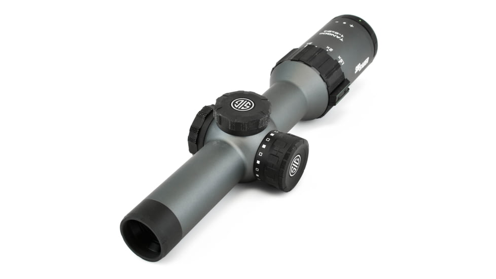 SIG SAUER Tango6 Rifle Scope, 1-6X24mm, 30mm, SFP, HellFire TriPlex Illuminated Reticle, Graphite, SOT61015