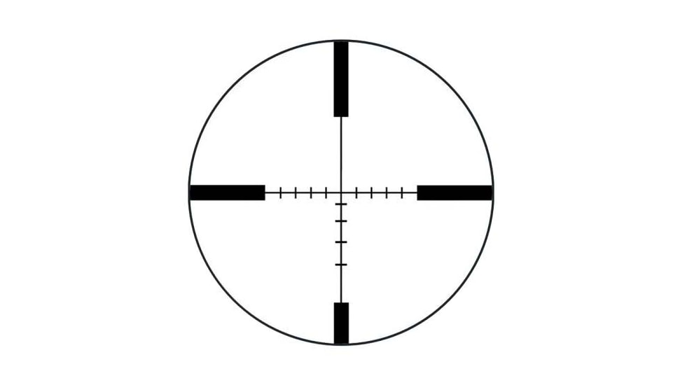 SIG SAUER Whiskey 4 3-12x44mm Rifle Scope, Second Focal Plane, BDC, Black, 3-12x44, SOW43001