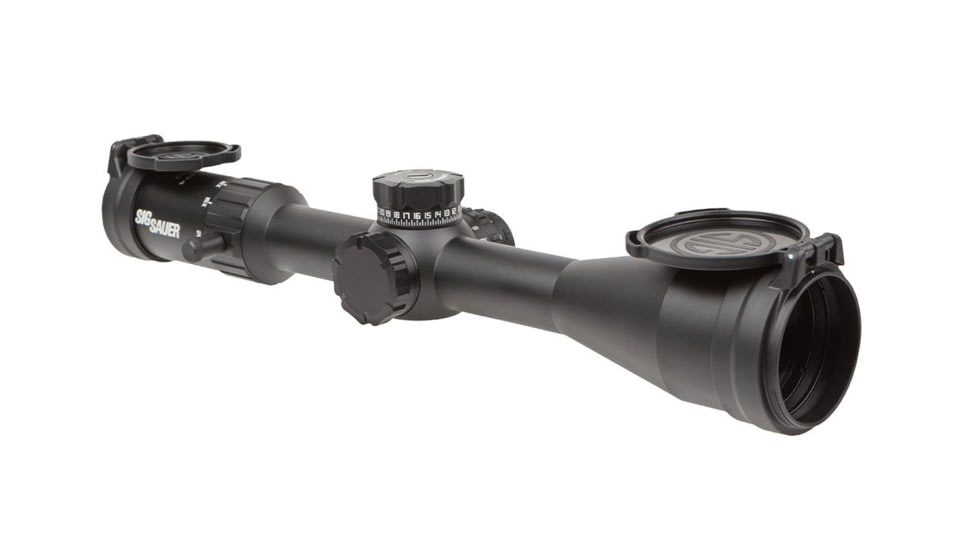 SIG SAUER Whiskey 4 5-20x50mm Rifle Scope, First Focal Plane, MOA Milling Hunter 2.0, Black, 5-20x50MM FFP MOA milling hunter 2.0, SOW45001