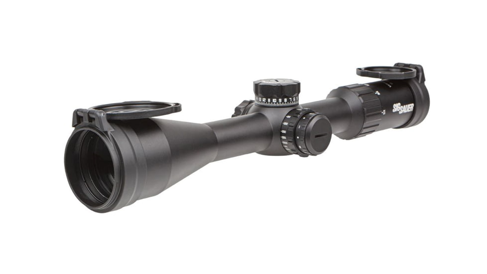 SIG SAUER Whiskey 4 5-20x50mm Rifle Scope, First Focal Plane, MOA Milling Hunter 2.0, Black, 5-20x50MM FFP MOA milling hunter 2.0, SOW45001