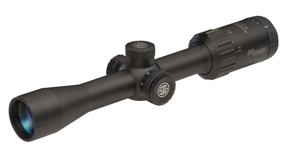 Whiskey3 Rifle Scope, 2-7X32mm, 1 In, Sfp, Quadplex Reticle, Matte Black