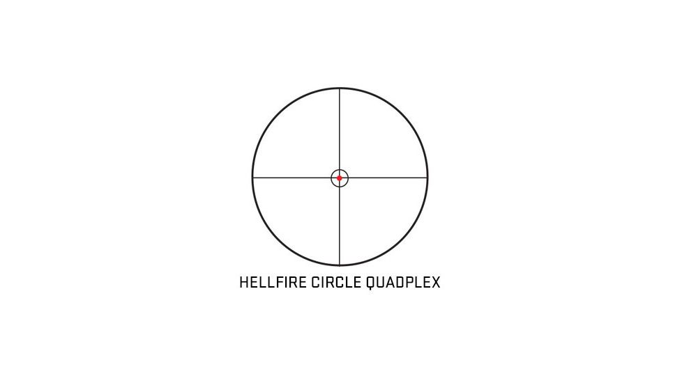 SIG SAUER Whiskey3 Rifle Scope, 2-7X32mm, 1 In, Sfp, Hellfire Circleplex Illum Reticle, Black, SOW32104