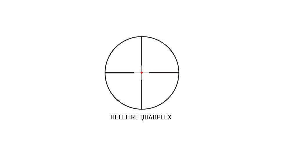 SIG SAUER Whiskey3 Rifle Scope, 2-7X32mm, 1 In, Sfp, Hellfire Quadplex Illum Reticle, Black, SOW32103