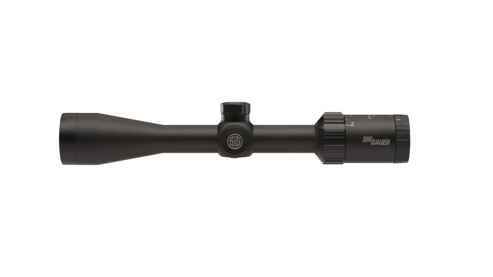 SIG SAUER Whiskey3 Rifle Scope, 3-9X40mm, 1 In, Sfp, Hellfire Triplex Illum Reticle, Black, SOW33108
