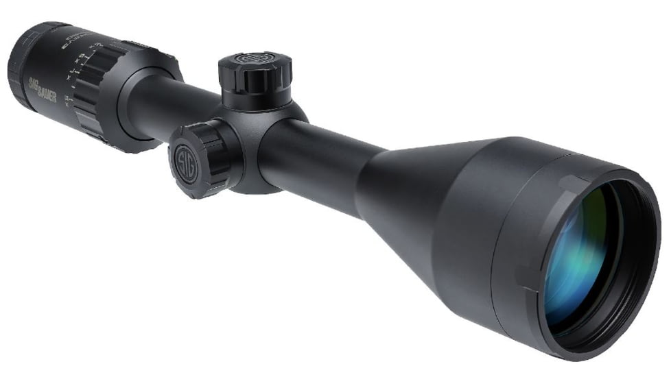 SIG SAUER Whiskey3 Rifle Scope, 3-9X50mm, 1 In, Sfp, Hellfire Triplex Illum Reticle,, Black, SOW33110