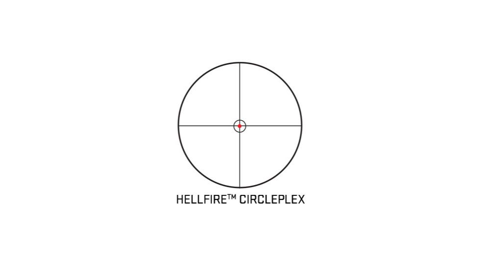 SIG SAUER Whiskey5 1-5x20 1in Tube Hunting Rifle Scope w/CirclePlex Illuminated Fiber Dot Reticle, Graphite SOW51002