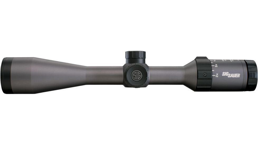 SIG SAUER Whiskey5 2-10x42 1in Tube Hunting Rifle Scope w/Standard Duplex Reticle, Graphite SOW52003