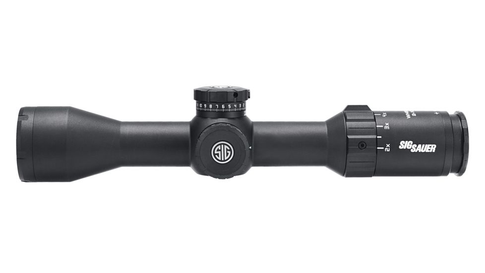 SIG SAUER Whiskey5 2-10x42mm Rifle Scope 30mm Tube Second Focal Plane, Black, MRAD MILLING HUNTER Illuminated Reticle, Mil Rad, SOW52017