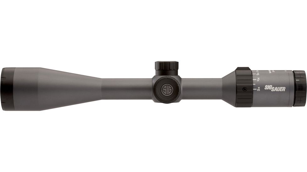SIG SAUER Whiskey5 3-15x44 1in Tube Hunting Rifle Scope w/Standard Duplex Reticle, Graphite SOW53005
