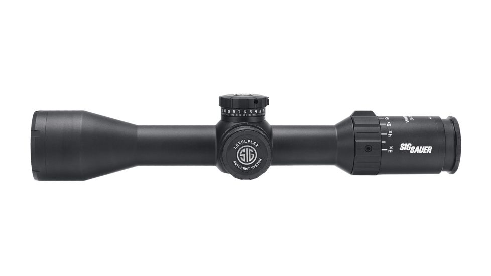 SIG SAUER Whiskey5 3-15x44mm Rifle Scope 30mm Tube Second Focal Plane, Black, MRAD MILLING HUNTER Illuminated Reticle, Mil Rad, SOW53017