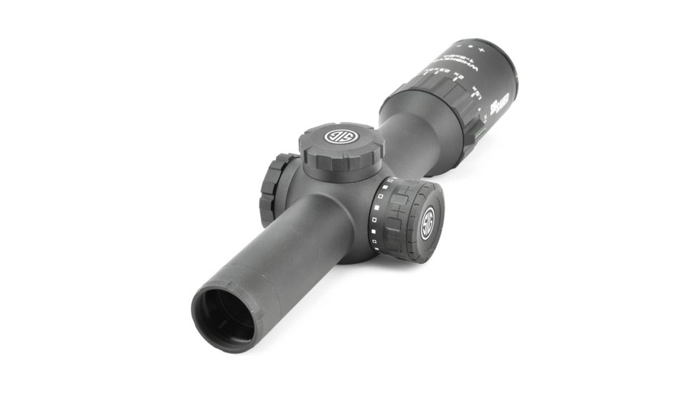 SIG SAUER Whiskey5 Rifle Scope, 1-5X20mm, 30mm, Sfp, Hellfire Circleplex Illum Reticle, Black, SOW51012