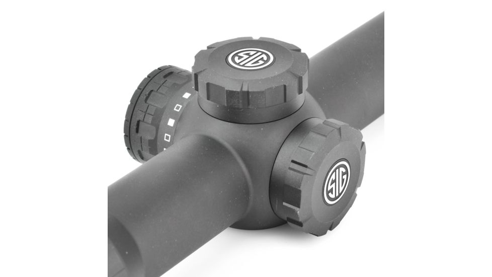 SIG SAUER Whiskey5 Rifle Scope, 1-5X20mm, 30mm, Sfp, Hellfire Circleplex Illum Reticle, Black, SOW51012