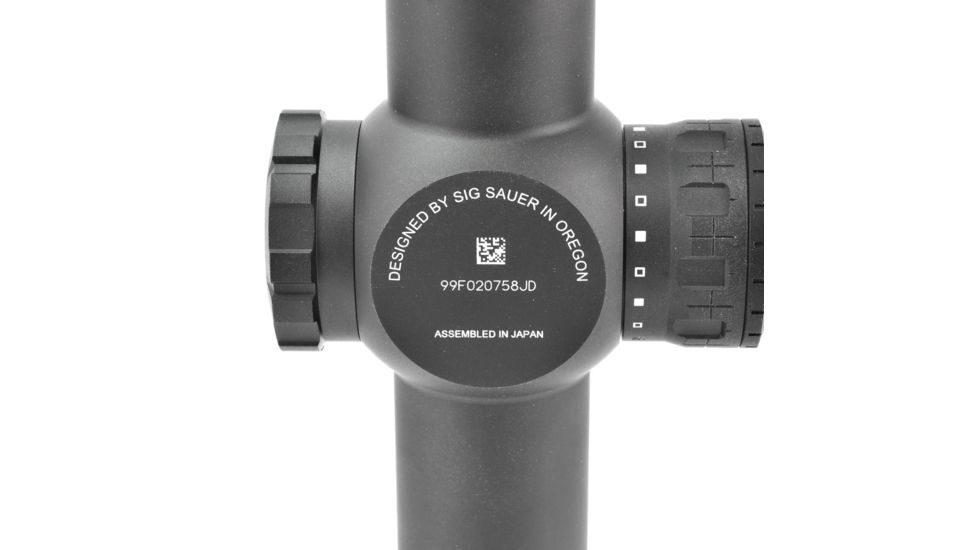 SIG SAUER Whiskey5 Rifle Scope, 1-5X20mm, 30mm, Sfp, Hellfire Circleplex Illum Reticle, Black, SOW51012