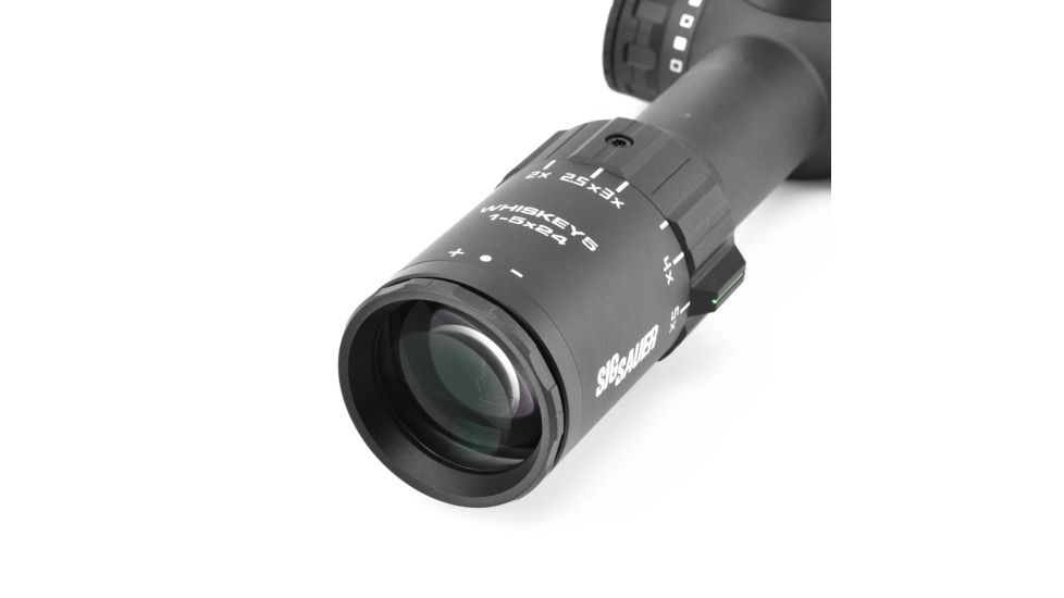SIG SAUER Whiskey5 Rifle Scope, 1-5X20mm, 30mm, Sfp, Hellfire Quadplex Illum Reticle, Black, SOW51011