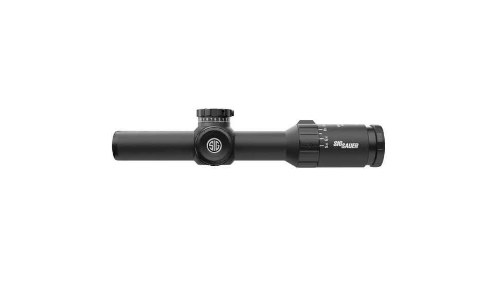 SIG SAUER Whiskey5 Rifle Scope, 1-5X20mm, 30mm, Sfp, Hellfire Circleplex Illum Reticle, Black, SOW51012