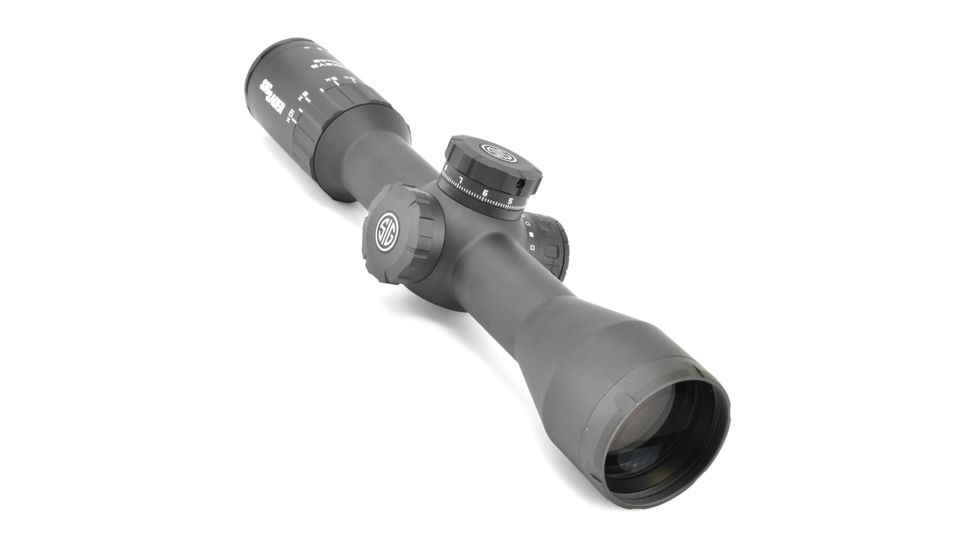 SIG SAUER Whiskey5 Rifle Scope, 2-10X42mm, 30mm, SFP, HellFire TriPlex Illuminated Reticle, Black, SOW52012