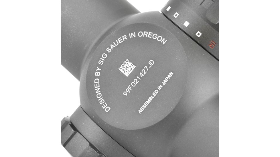 SIG SAUER Whiskey5 Rifle Scope, 2-10X42mm, 30mm, SFP, HellFire TriPlex Illuminated Reticle, Black, SOW52012