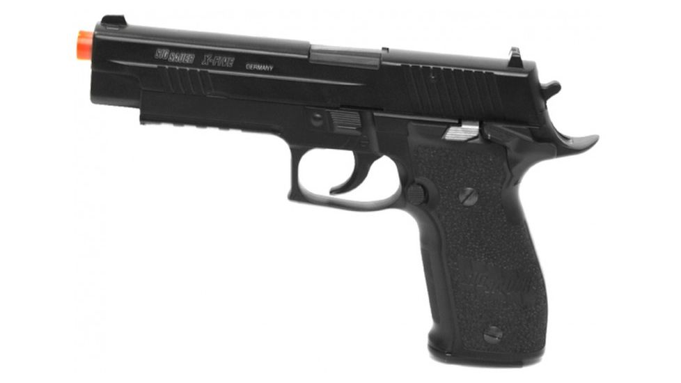 X-Five P226 CO2 Blowback, Full Metal, Black