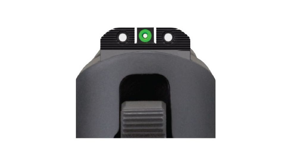 SIG SAUER X-RAY Pistol Sight Set, Number 6 Green Front, Number 6 Rear,round notch SOX10006