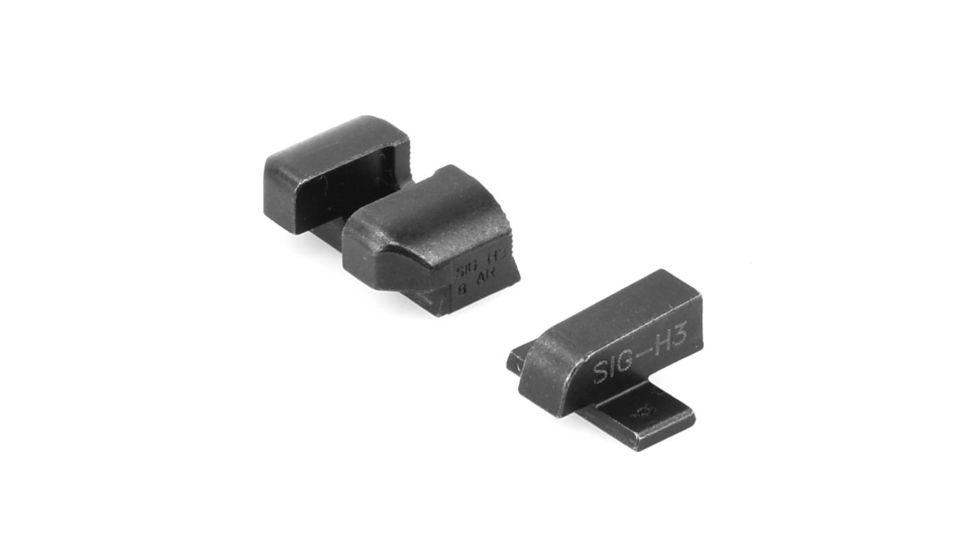 SIG SAUER X-Ray3 Pistol Sight Set, Number 6 Green Front, Number 8 Rear, round notch SOX10002