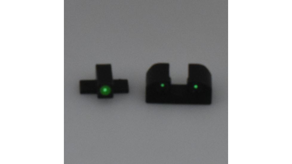 SIG SAUER X-Ray3 Pistol Sight Set, Number 6 Green Front, Number 8 Rear, round notch SOX10002