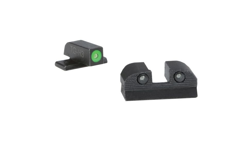 SIG SAUER X-Ray3 Pistol Sight Set, Number 8 Green Front, Number 8 Rear, round notch SOX10004