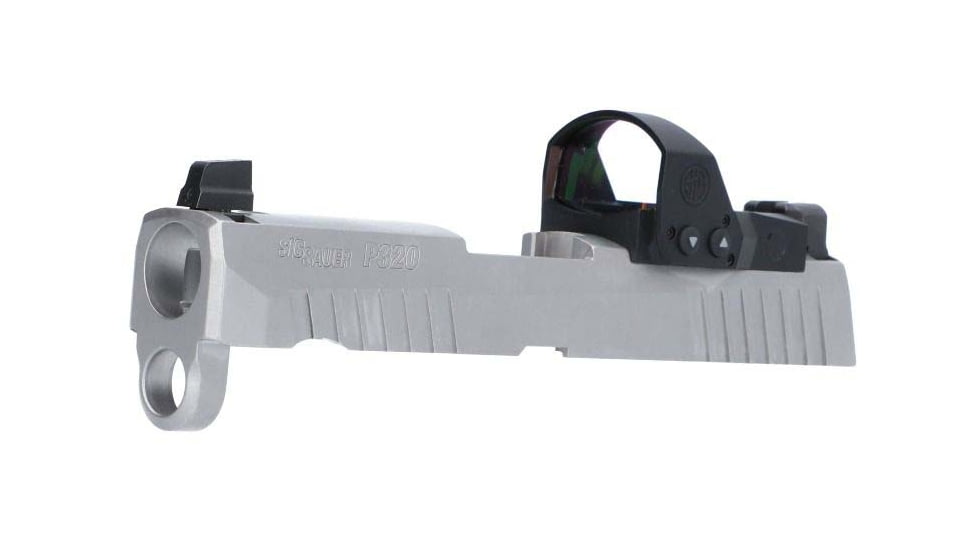 SIG SAUER X Series 9 mm Slide Assembly P320 Pro w/ Romeo1PRO, SIG SAUER P320 Subcompact/P320 X-Compact, 6 MOA, 3.6in, White, 8900277
