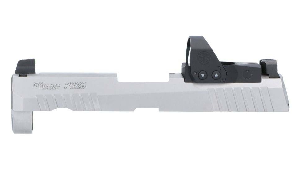 DEMO, SIG SAUER X Series 9 mm Slide Assembly w/ Romeo1PRO, SIG SAUER P320 Carry/P320 Compact, 3.9in, 6 MOA, White, 8900280