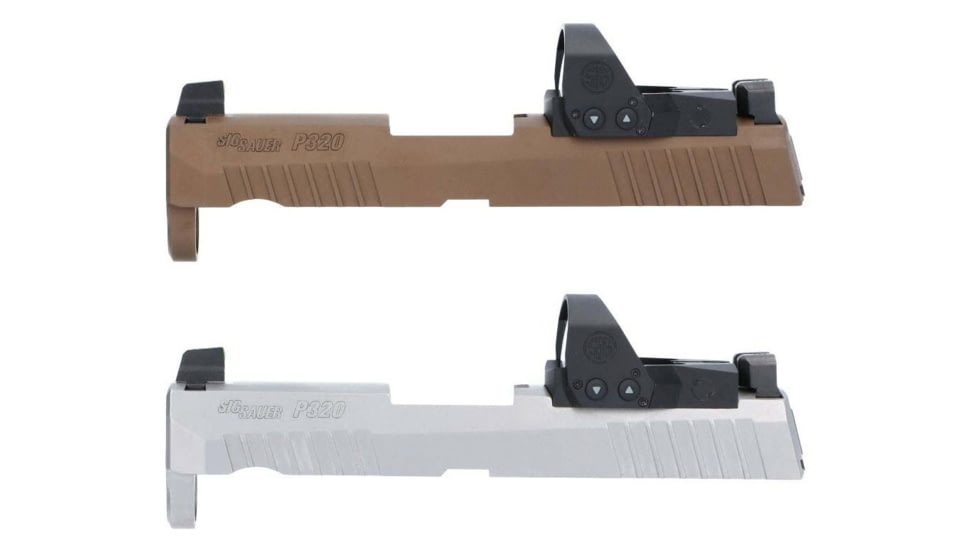 Sig Sauer XSeries 3.6in Slide Assemblies, Coyote Tan, White