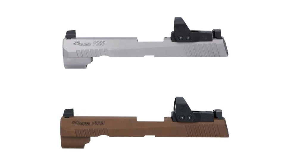 Sig Sauer XSeries 4.7in Slide Assemblies, Coyote Tan, White
