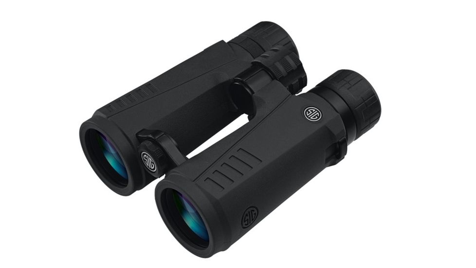 SIG SAUER Zulu 12X42mm Binoculars, HD lens, Open Bridge, Black, SOZ52122