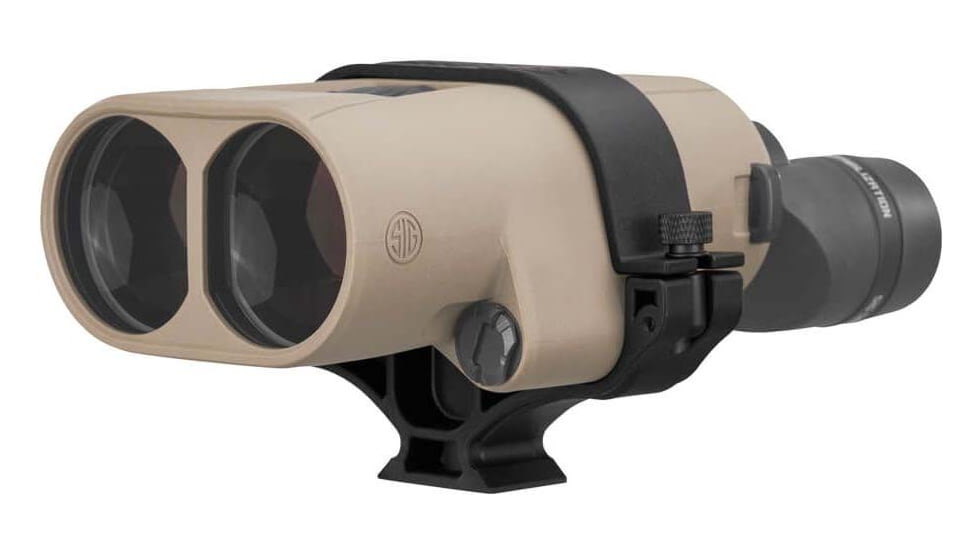 SIG SAUER Zulu 6 HDX PRO 50mm Binocular Adapter, Black, SOZ6B150