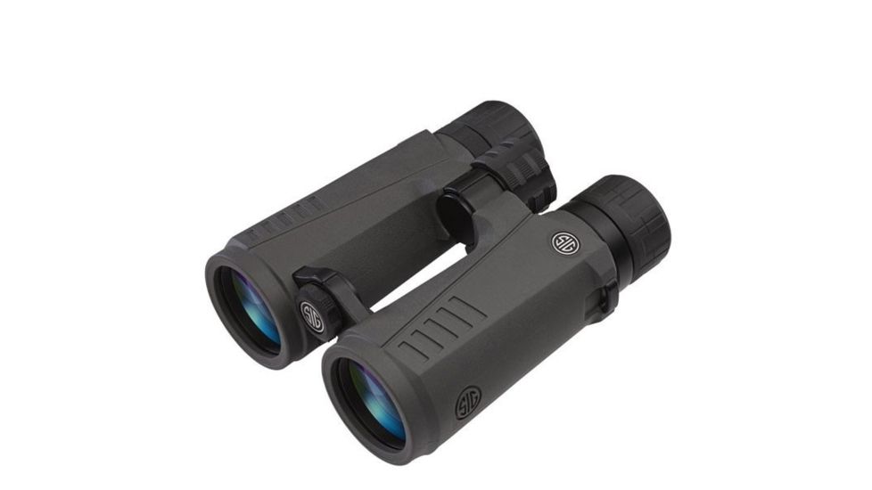 SIG SAUER Zulu7 Binocular, 12X50mm, HDX Lens, Open Bridge, Graphite, Small, SOZ71201
