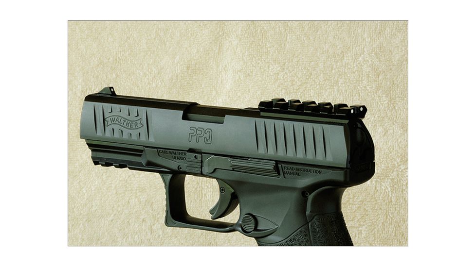 Sight Mount Gunsights Red Dot Sight Mount for Walther - PPQ, PPQ Mod 2, PPS Mod 1, P99, Black, 10511