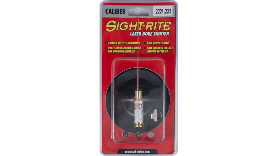 Sighting System Instruments Sight-Rite Cartridge Laser Bore Sighter - .222, .223 XSI-BL-222