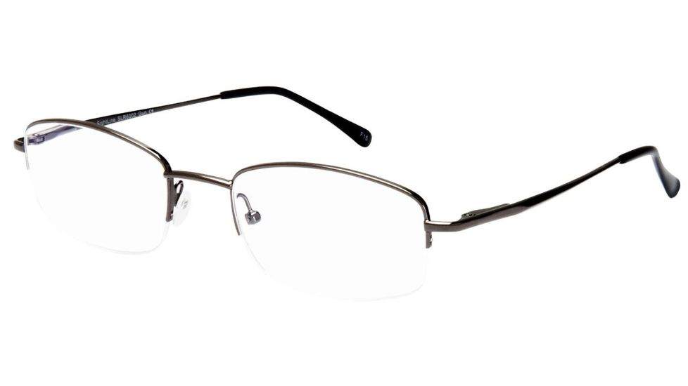 Sightline 6002 Bifocal Prescription Eyeglasses, Gunmetal Frame, SLR6002GN100BI