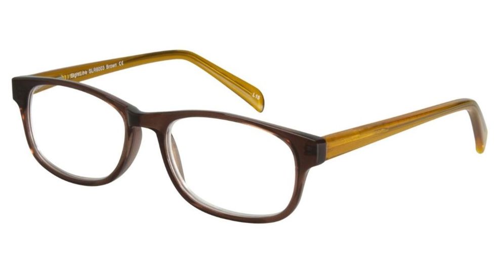 Sightline 6003 Bifocal Prescription Eyeglasses, Brown Frame, SLR6003BRN100BI