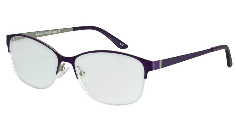 Sightline Violet Progressive Prescription Eyeglasses, Violet Frame, SLPVIOVIO100PR
