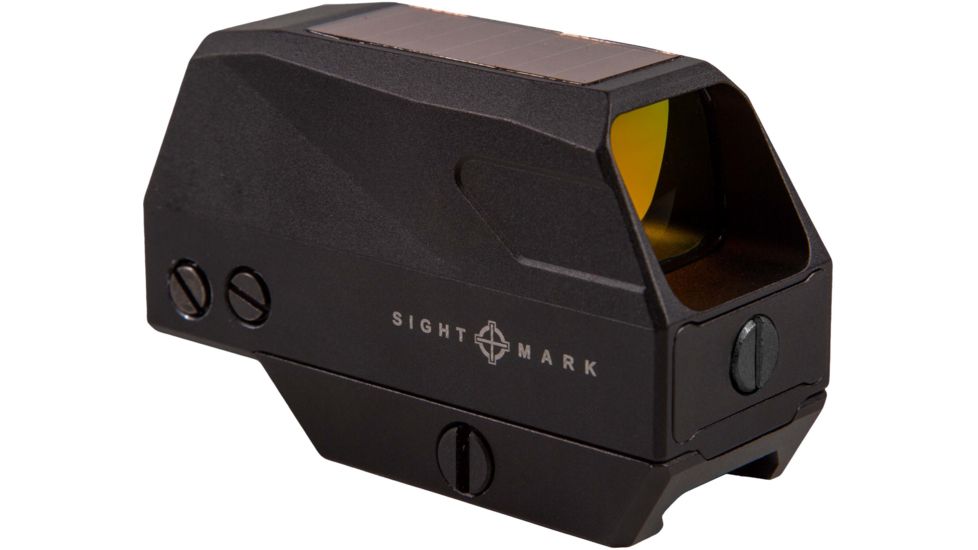 SightMark 1x-28mm Volta Solar Red Dot Sight, Red, 2 MOA Dot, 1/2 MOA, Black, SM26030