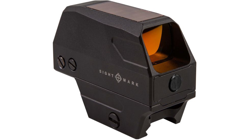 SightMark 1x-28mm Volta Solar Red Dot Sight, Red, 2 MOA Dot, 1/2 MOA, Black, SM26030