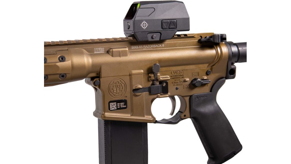 SightMark 1x-28mm Volta Solar Red Dot Sight, Red, 2 MOA Dot, 1/2 MOA, Black, SM26030