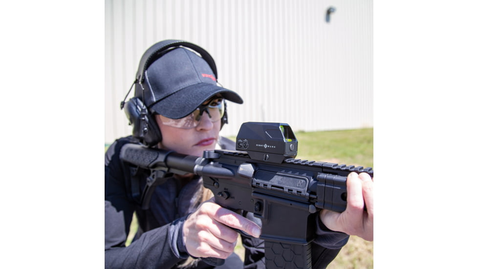 SightMark 1x-28mm Volta Solar Red Dot Sight, Red, 2 MOA Dot, 1/2 MOA, Black, SM26030