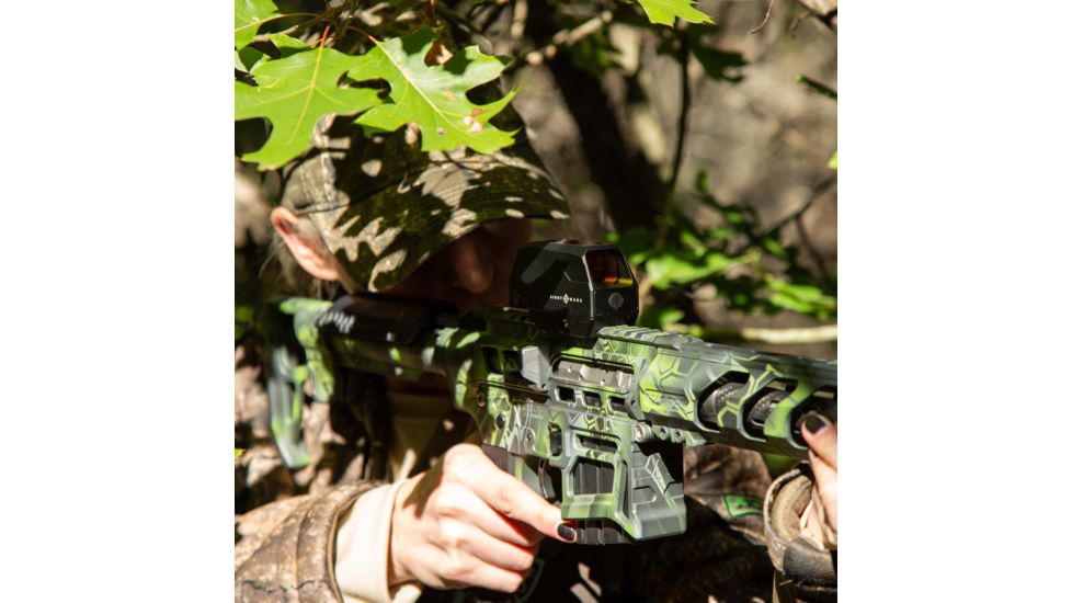 SightMark 1x-28mm Volta Solar Red Dot Sight, Red, 2 MOA Dot, 1/2 MOA, Black, SM26030