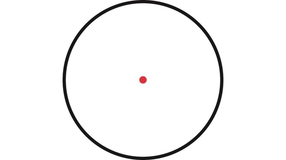 SightMark 1x-28mm Volta Solar Red Dot Sight, Red, 2 MOA Dot, 1/2 MOA, Black, SM26030