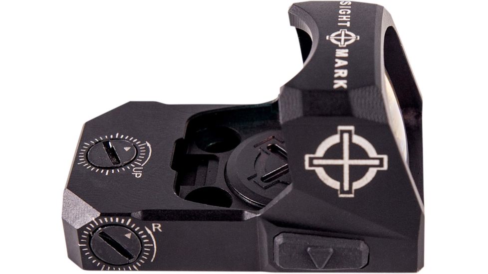 SightMark 1x Mini Shot A-Spec Reflex Sight, Red Reticle, 2 MOA, 1 MOA, 25 yd, Black, SM26045