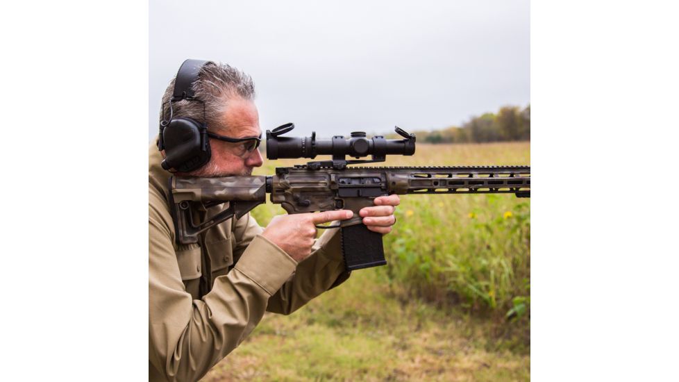 SightMark Citadel Rifle Scope, 1-10x24mm, 30mm Tube, Second Focal Plane, HDR Red Illuminated Reticle, Matte, Black, SM13138HDR