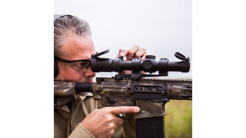 SightMark Citadel Rifle Scope, 1-10x24mm, 30mm Tube, Second Focal Plane, HDR Red Illuminated Reticle, Matte, Black, SM13138HDR