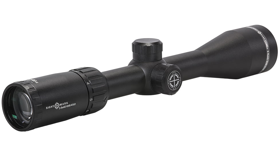 SightMark Core HX 3-9x40VHR Venison Hunter Rifle Scope, 450 Bushmaster Reticle, Black, SM13068VHR-450BM
