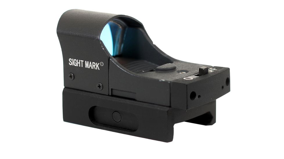 Sightmark Green Mini Red Dot Sight with Sunshade Hood SM14011, EDEMO1